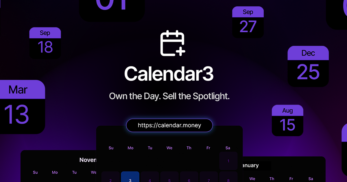 Calendar3 - Farcaster Mini Apps
